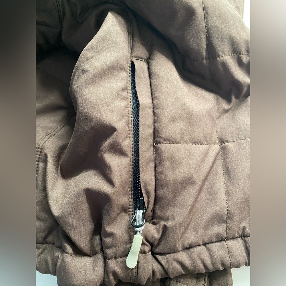 Marker Vintage Brown‎ Lightweight Quilted Puffer Ski Jacket w/ Pockets Small/S N - Picture 6 of 10